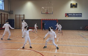 Horaires cours d'escrime saison 2025/2026